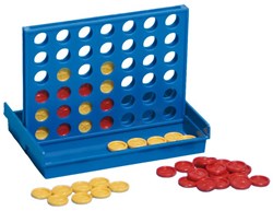 Vier gewinnt Denkspiel für Kinder und Erwachsene - klassisches Spiel