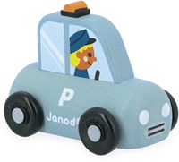 Janod Holz-Polizeiauto - Spielzeugauto für Kinder ab 1 Jahr-2