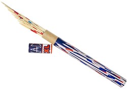 XXL Mikado Holzspiel - Geschicklichkeitsspiel aus Holz, 38 cm, bunt