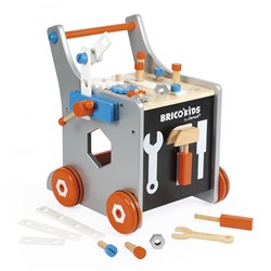 Janod Brico'kids - Magnetischer DIY Trolley für Kinder - Holzspielzeug