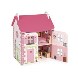 Janod Puppenhaus Mademoiselle - Holzspielhaus mit Zubehör
