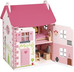 Janod Puppenhaus Mademoiselle - Holzspielhaus mit Zubehör