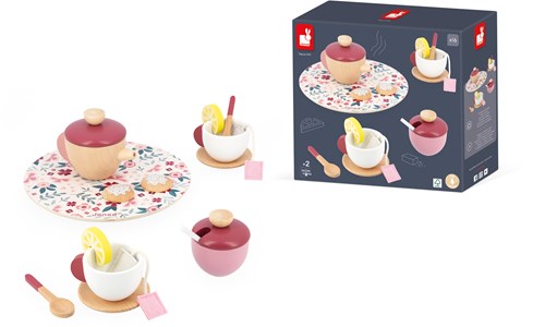 Janod Holz Teeset - Spielküche Set - FSC Holz - ab 2 Jahren-3