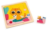 Janod Holzpuzzle Katze Peanut - Lernspielzeug FSC Holz
