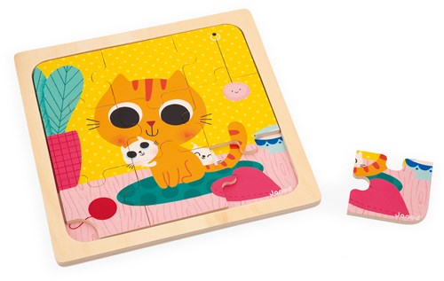 Janod Puzzle Katze Erdnuss