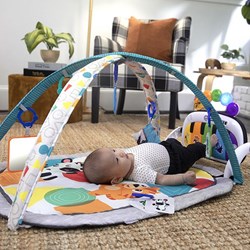 Baby Einstein Musik-Spielmatte 4-in-1 Kickin' Tunes mit Klavier und Spielzeug