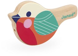 Janod Vogel Flöte - Holz Musikinstrument für Kinder