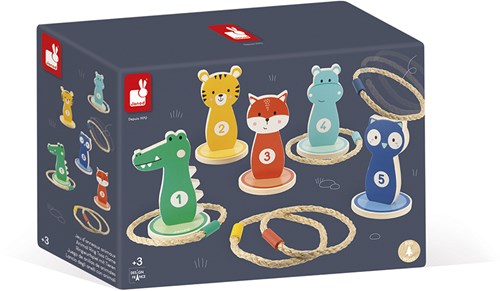 Janod Birthday Game Ringe werfen Tiere-2