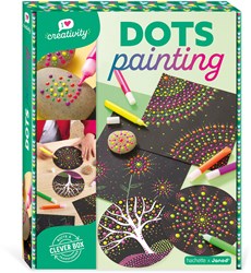 Janod Kreativset Dot Painting Malset für Kinder ab 8 Jahren