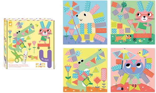 Janod Bastelset - Schneiden und Kleben - Kreatives Hobby ab 4 Jahren-2