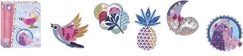 Kreativ-Set Paillettenkarten "Ballerina" Zum Bekleben 2 Stck.-3