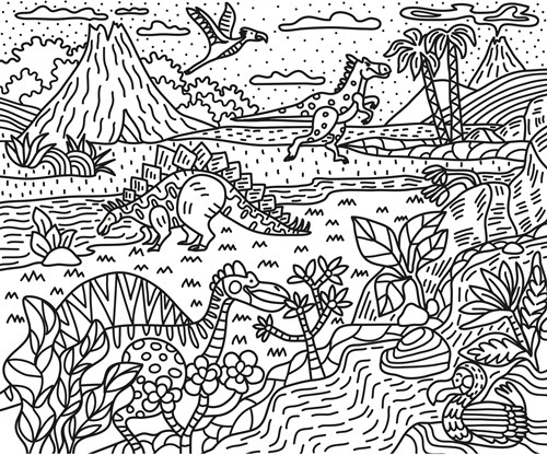 Janod Atelier - Magisches Malen Dinosaurier Bastelset für Kinder-3