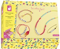 Set zum Erstellen von 4 personalisierten Schmuckstücken mit Botschaften - Les Ateliers Bijoux - Set für kreative Freizeitbeschäftigungen für Kinder - Entwicklung von Feinmotorik - Ab 6 Jahren