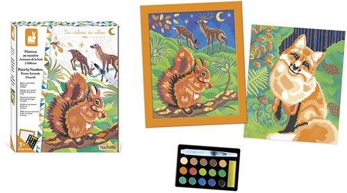Janod Atelier Malerei Zauberwald Tiere-2