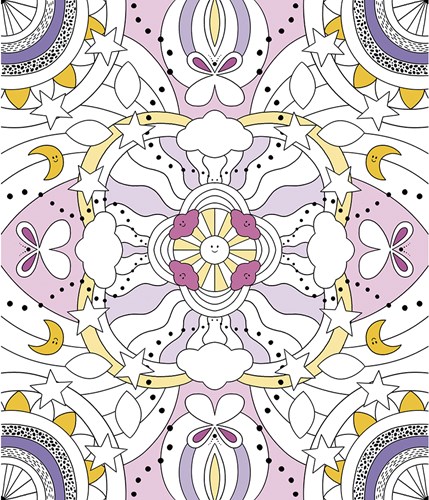 Janod Kreativset Regenbogen Mandala Malset für Kinder Basteln-3