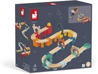 Janod Holz-Murmelbahn - Lernspielzeug - 44-teilig FSC-2