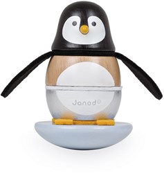 Janod Holz Stapeltuimel Pinguin - Lernspielzeug Zigolos