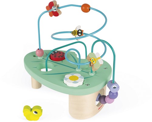 Janod Holzspielzeug - Looping Raupe & Co - Motorikspiel für Kleinkinder