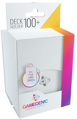 Gamegenic Deckbox Aufbewahrungsbox 100+ Karten Weiß - Sammelkarten