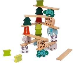 Janod WWF Stapelspiel Bäume und Tiere