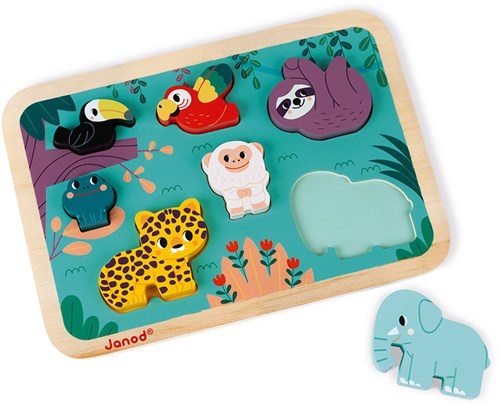Janod WWF Dschungel-Puzzle