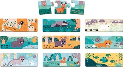 Janod WWF - Lernpuzzle Waldtiere Spurensuche FSC Karton