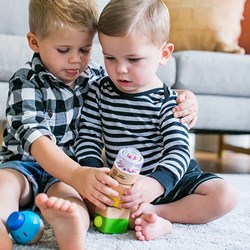 Baby Einstein Bausteine fundamentals sensorisches Spielzeug 4-teilig
