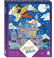 Janod Magic School - Aquarellfarben Set für Kinder - Kreatives Malen