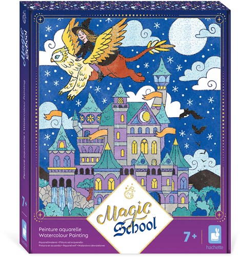 Janod Magic School - Aquarellfarben Set für Kinder - Kreatives Malen