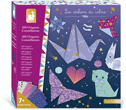 Janod Origami Bastelset Sternbilder - Kreatives Papierfalten für Kinder