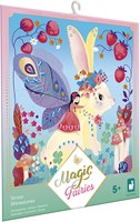 Janod Magic Fairies - Kreatives Strass-Sticker-Set für Kinder ab 5 Jahren