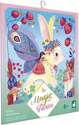 Janod Magic Fairies - Kreatives Strass-Sticker-Set für Kinder ab 5 Jahren