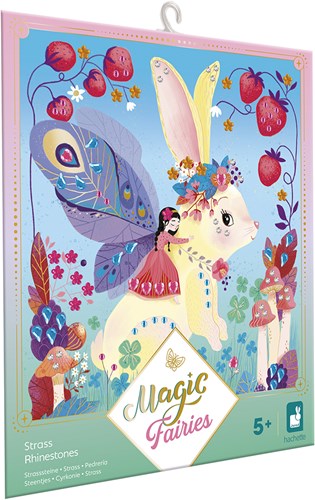 Janod Magic Fairies - Kreatives Strass-Sticker-Set für Kinder ab 5 Jahren