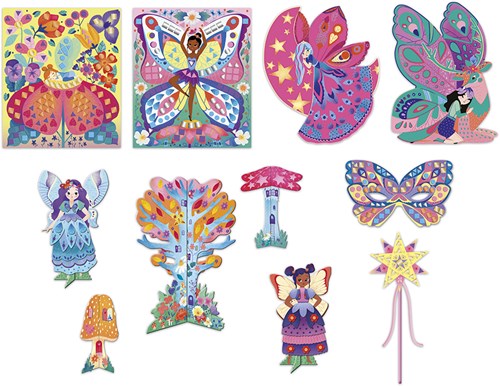 Janod Magic Fairies - Kreatives Spielzeug Multi-Aktivitätenbox für Kinder-2