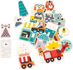 Janod Magnetisches Set Die Stadt (24)