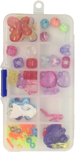 Loom Band Accesoires Kit, 55dlg.