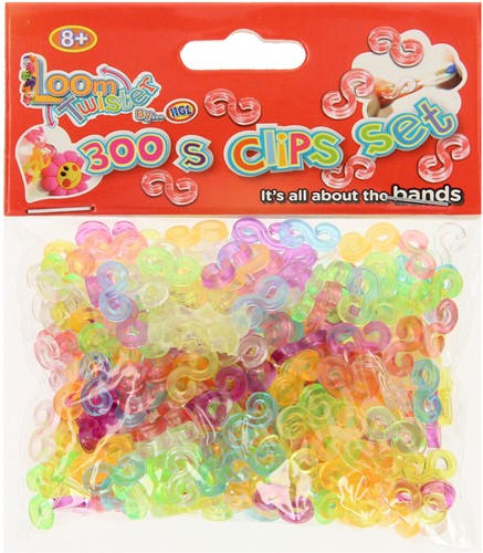 Loom Twister Clips, 300dlg.