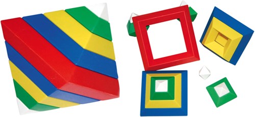 Triangle Puzzle, set of 15
