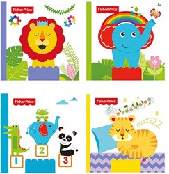 Fisher-Price Kartonbuch Tiergeräusche - Lernbuch für Babys