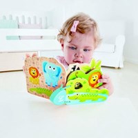 Hape International E0047 Baby-Buch Tiere in der Wildnis Display (6 Stück á 3,50€), Multicolored-3