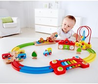 Hape 3826 Regenbogen-Puzzle Eisenbahnset-3