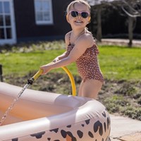 Swim Essentials Aufblasbarer Swimmingpool Panther Print Beige - 211 x 132 x 46 cm-3