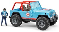 BRUDER Jeep Cross Country Racer blau mit Rennfahrer-2