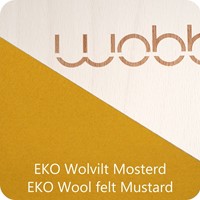 Wobbel Pro Blank lackiert Filz Senf-3