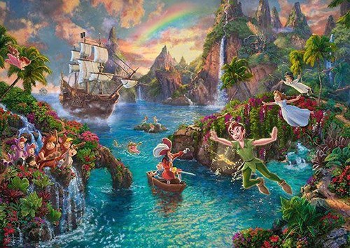 Schmidt Thomas Kinkade, Disney - Peter Pan - 1000 Teile