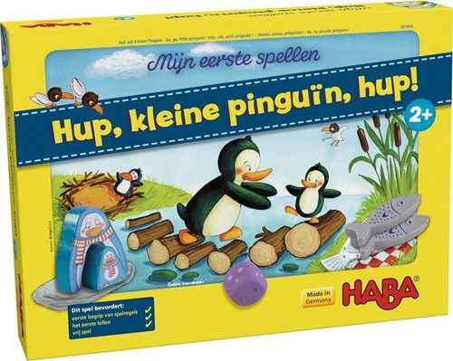 Haba !!! Spel - Mijn eerste spellen - Hup, kleine pinguïn, hup! (NL = F 1307056003 - DE 1307056001) (DE/E/F/NL/IT/ES)