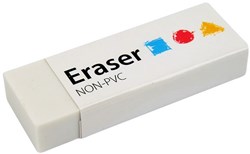 Gum weiß flexibler Standard-Radiergummi für Kinder und Erwachsene