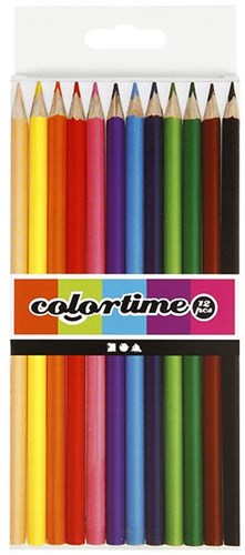 Creativ Company Farbstifte Set - Premium Grundfarben 12 Stück