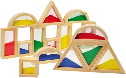 Blocks with sand