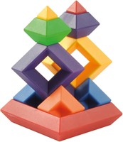 Eduplay Pyramiden-Bausatz Karton Lernspielzeug Mehrfarbig Kinder-3